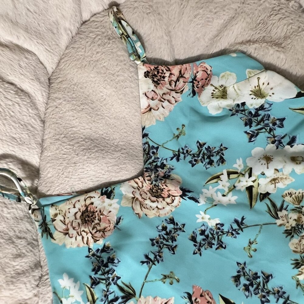Cotton On Floral Teal Cami Dress